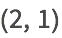 (2,1) (2,1)