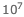 10^7 10^7