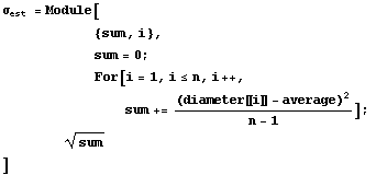 standard error formula physics