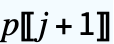 p〚j+1〛