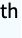 ^(th)