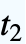 t_(2) t_(2)