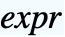 expr