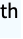 ^(th)