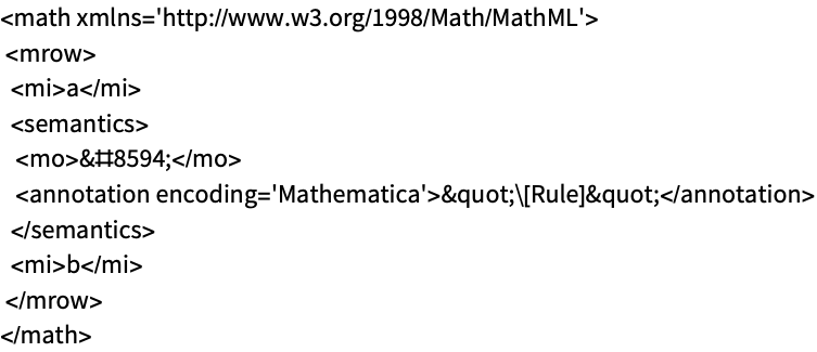 Mathmlを使う Wolfram言語ドキュメント