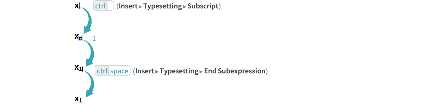 How To Enter Subscripts and Superscripts—Wolfram Language Documentation