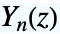 TemplateBox[{n, z}, BesselY]