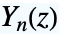 TemplateBox[{n, z}, BesselY]