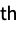 ^(th) 