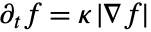 partial_tf=kappa TemplateBox[{{del , f}}, Abs]