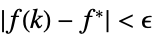 TemplateBox[{{{f, (, k, )}, -, {f, ^, *}}}, Abs]<epsilon