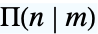 TemplateBox[{n, m}, EllipticPi]