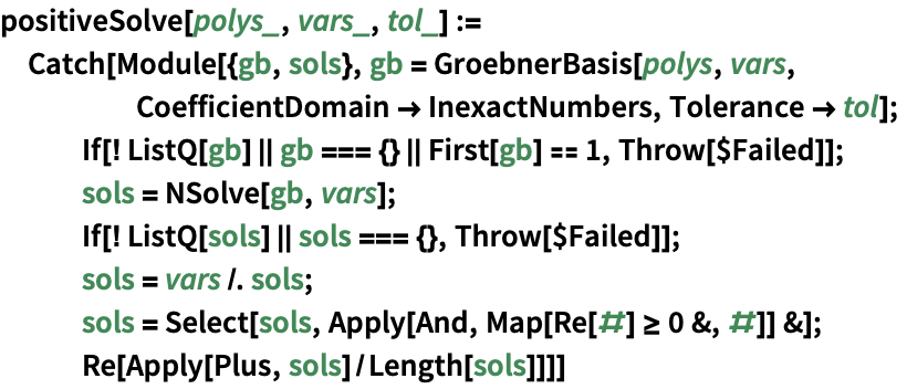 GroebnerBasis—Wolfram言語ドキュメント
