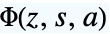 TemplateBox[{z, s, a}, HurwitzLerchPhi]