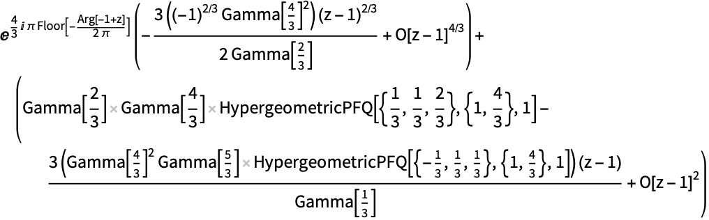 HypergeometricPFQ—Wolfram 语言参考资料
