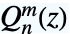 TemplateBox[{n, m, z}, LegendreQ3]