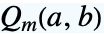TemplateBox[{m, a, b}, MarcumQ]