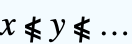 x!<=y!<=...