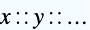 x∷y∷...