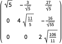 QRDecomposition—Wolfram言語ドキュメント