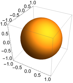 mathematica 11.3 plot sphere