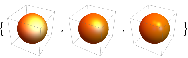 Sphere—Wolfram言語ドキュメント