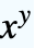 x^(y)