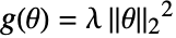 g(theta)=lambda TemplateBox[{theta, 2}, Norm2]^2