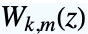 TemplateBox[{k, m, z}, WhittakerW]