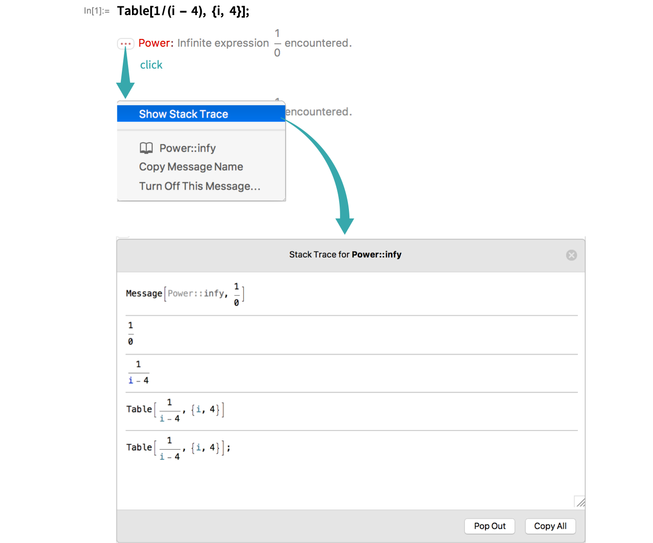 Get a Stack Trace—Wolfram Documentation