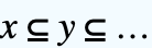 x subset= y subset= ... x subset= y subset= ...