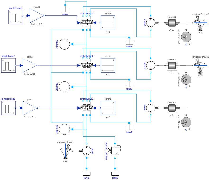 Open Center Hydraulic System Schematic