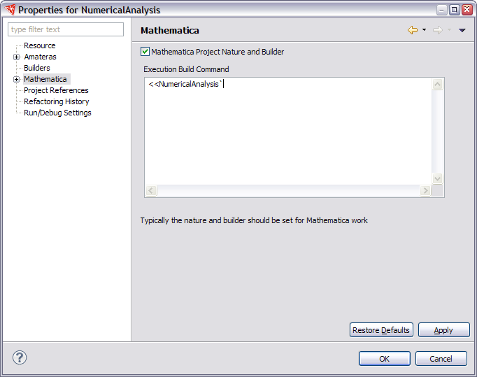 Mathematica Properties